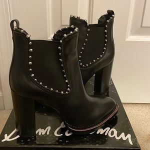 Sam Eldleman Salma Black Leather Boots